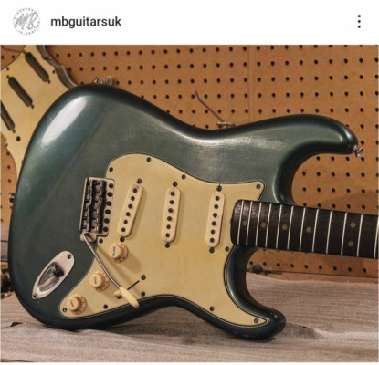 (reservada)MB guitars '64-S Lake Placid Blue gone Green