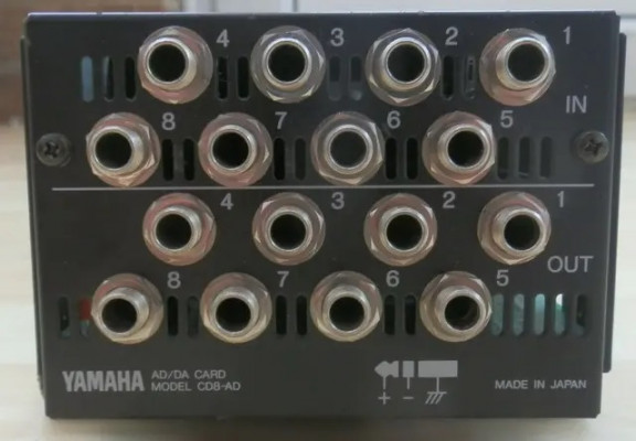 tarjeta Yamaha Cd8 Ad 8 entrada / 8 salidas