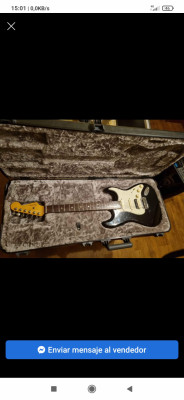 Fender Stratocaster élite misty black 2017