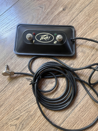 Peavey Multi-Purpose 2-Button Footswitch with LEDs