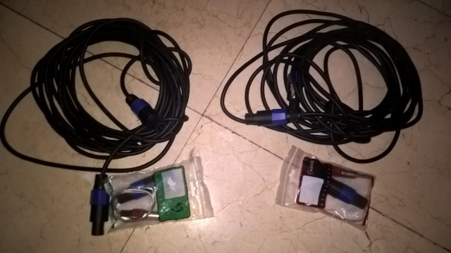 Cables Varios (Speakon / Inserto Y / Mangeras