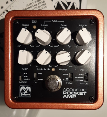 Palmer acoustic pocket amp