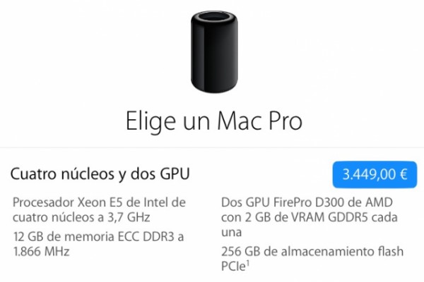 Apple Mac Pro nuevo precintado último modelo 4 núcleos