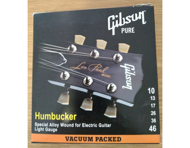 7 juegos de cuerdas nuevos guitarra eléctrica Gibson Humbucker 10-46