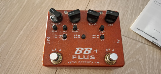 Xotic BB Plus Preamp Overdrive!!!