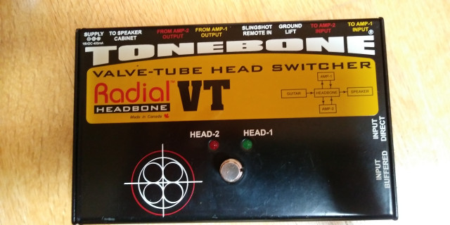 Tonebone Radial VT-CONMUTADOR DE CABEZALES