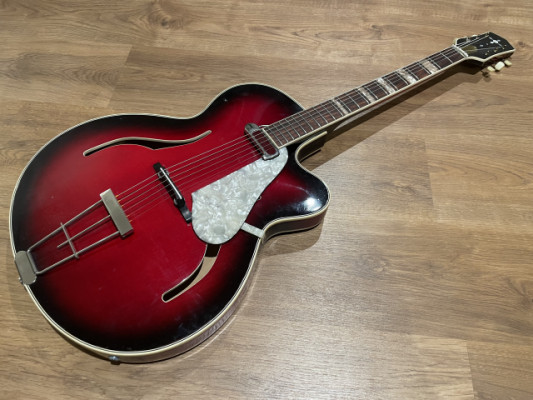 Guitarra vintage jazz archtop thinline Gustav Glassl