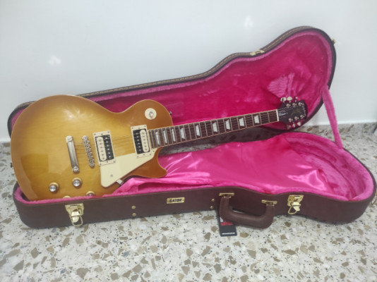 Epiphone Les Paul Classic Honeyburst + Estuche Gator GW-LP