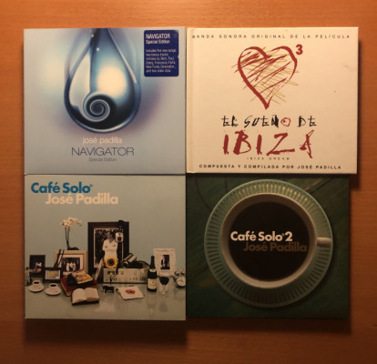 Lote 4 CDs de José Padilla ( Chillout / Electrónica )