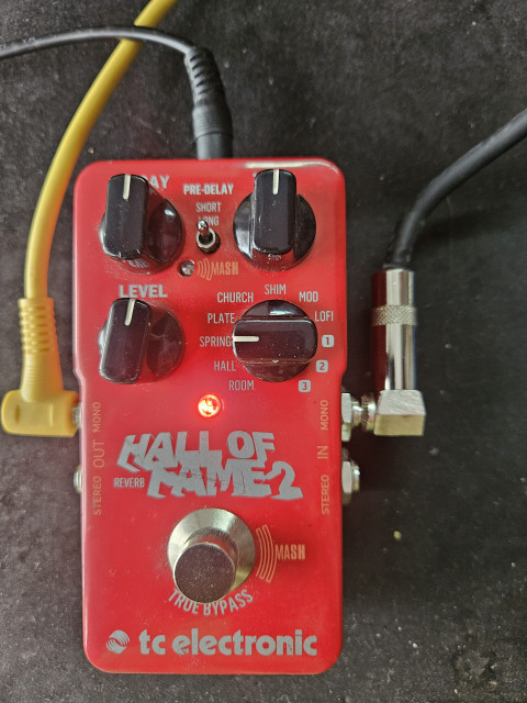 hall of fame 2 pedal reverb guitarra