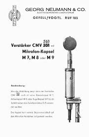 Micrófono Neumann/Gefell  CMV 563