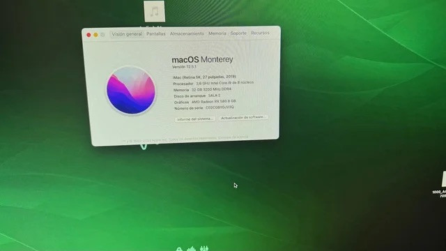 HACKINTOSH i9 9900K 970evoplus 500Gb 32Gb RAM