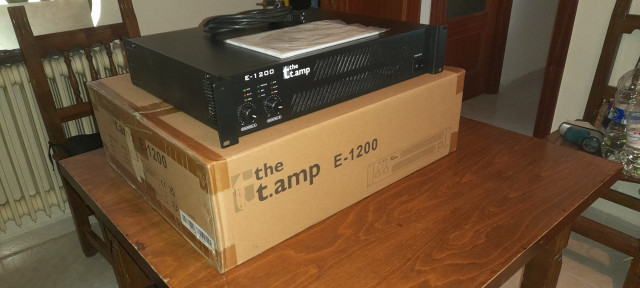 Etapa Potencia the t.amp E-1200 2 x 680 W a 8 Ohm RMS