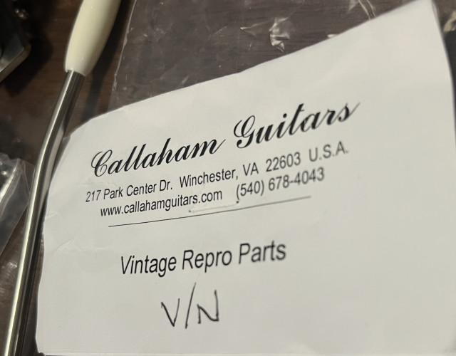 Callaham Strat Bridge Vintage / Narrow Model