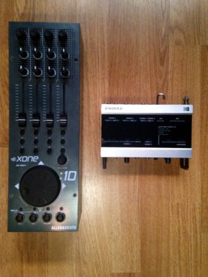 Native Instrument Audio 8 DJ + Allen & Heath XONE 1D