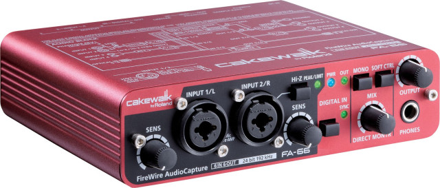 Tarjeta sonido Roland Edirol FA66