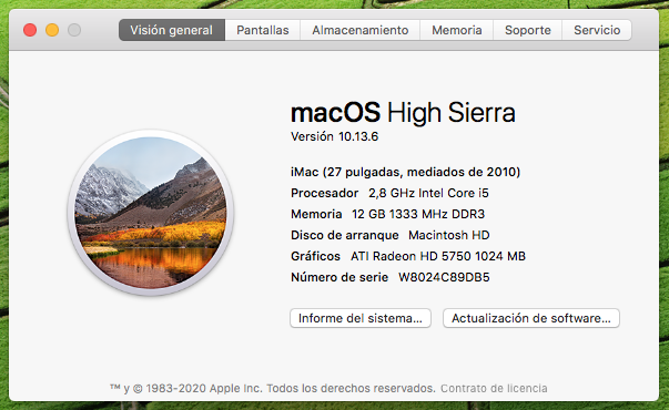 iMac 27 12GB RAM / 1TB SSD / 1TB HDD