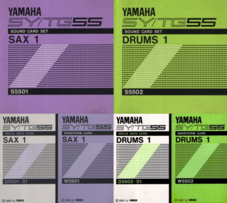 Yamaha SY/TG55 expansión SAX-1 + DRUMS-1