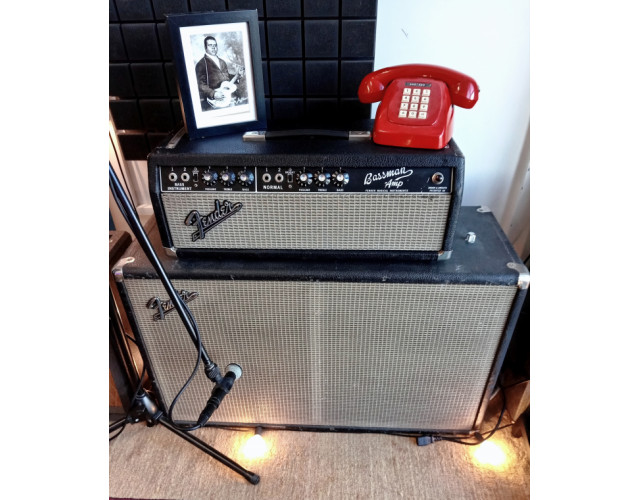 Vintage Fender Bassman Blackface AA864 de 1967 (VIDEOS)