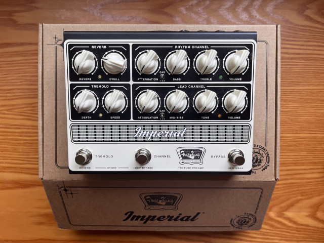 Tone King Imperial tri tube preamp