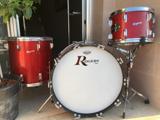 Rogers Buddy Rich Celebrity Red Sparkle 1960’s