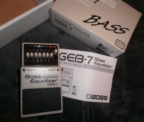 vendo pedal boss bass equalizer GEB-7
