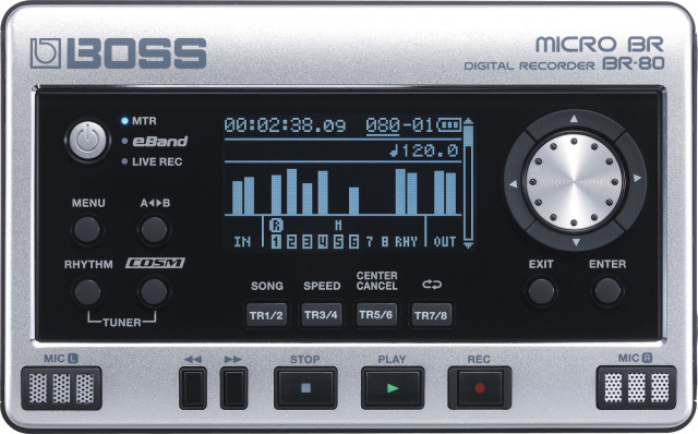 Boss Micro BR BR-80  (digital recorder  y multiefectos)