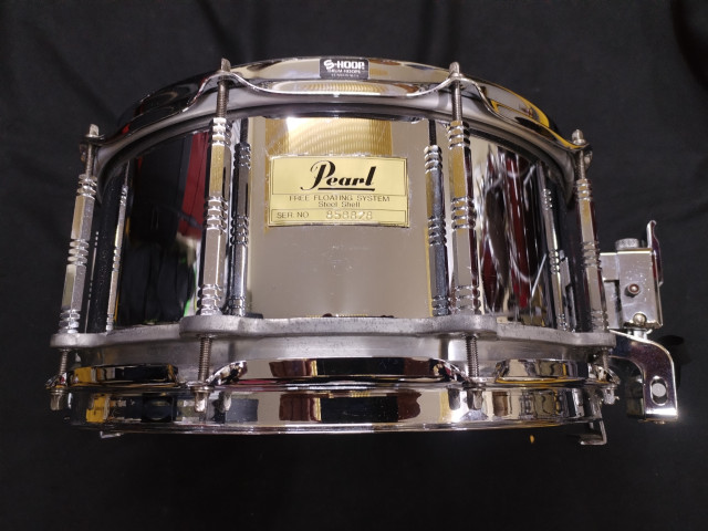Pearl "Free floating" Steel( acero ) de 14x6'5.