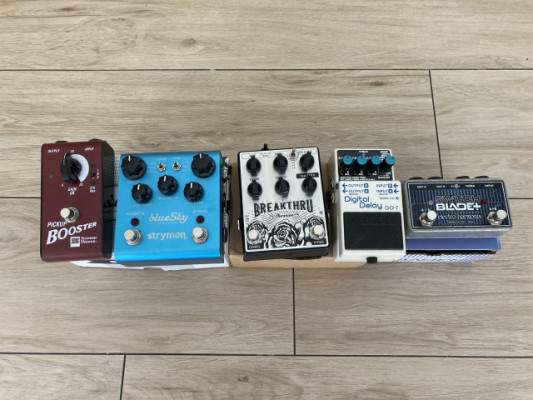 Pedales (strymon, thermion, electro harmonix,…)