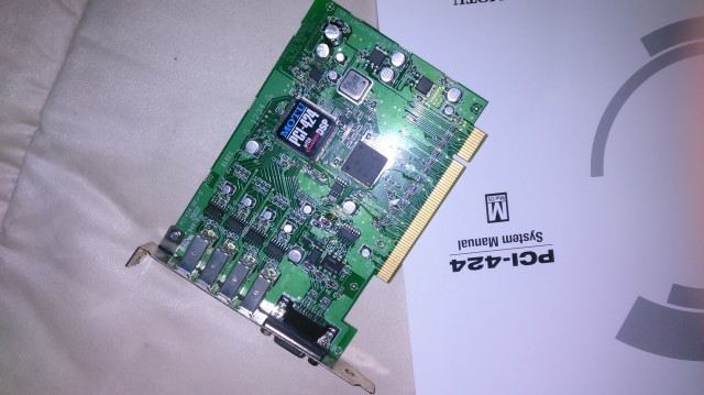 MOTU 2408 MK1 + PCI 424 PCIX