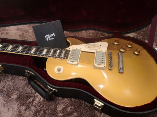 Gibson Les paul 1957 R7 Gold top dark back Custom shop