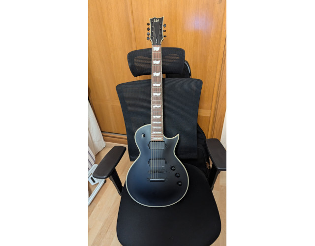 ESP LTD EC-407 Black Satin 7 cuerdas