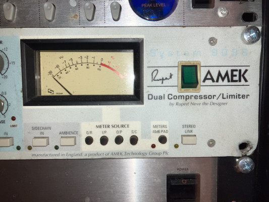 Compresor y limitador Amek/Neve 9098