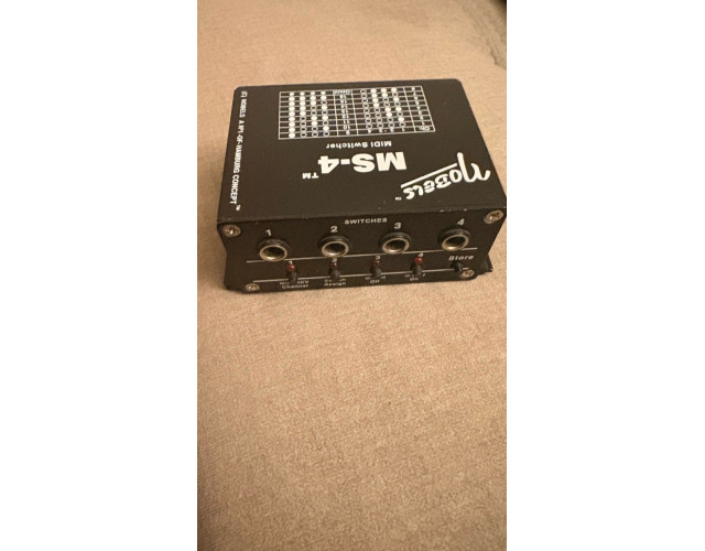 Nobels MS-4 MIDI Switcher
