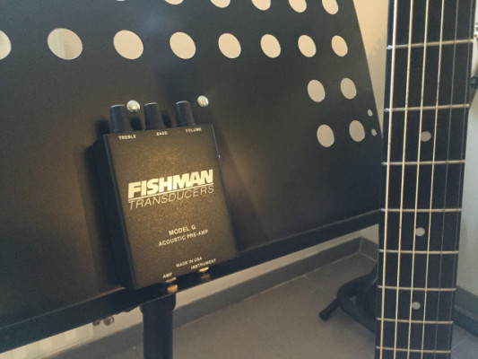 Previo Fishman externo Made in Usa Model G Acoustic Pre-Amp