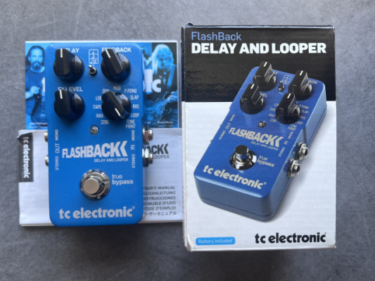 Pedal Delay y Looper TC Electronic Flashback con caja