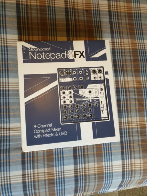 Soundcraft Notepad-8FX nueva a estrenar