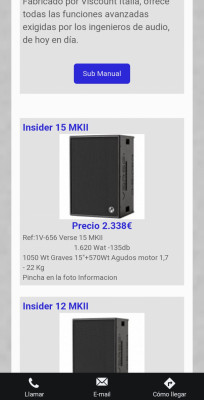 Verse Insider 15 y 18 mk2 7000 w Autoamplificadoss