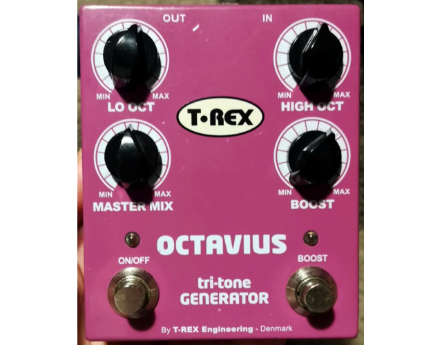 T-Rex Octavius tri-tone octave generator OCTAVADOR 3 VOCES + BOOSTER