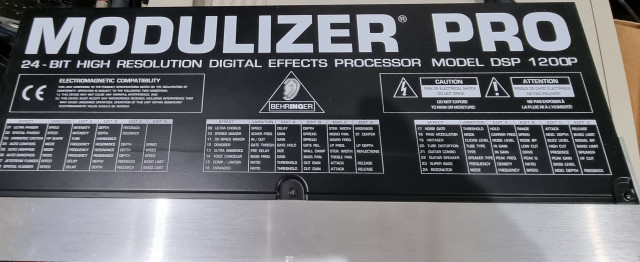 Behringer Modulizer Pro DSP-1200P