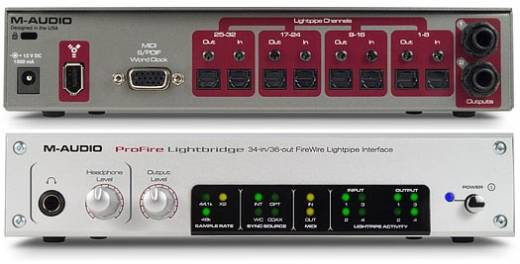 M-Audio Profire LigthBridge (ADAT/32 ch) + ProTools MPower