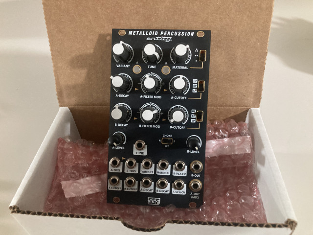 Steady State Fate (SSF) - Entity Metalloid Percussion. Eurorack