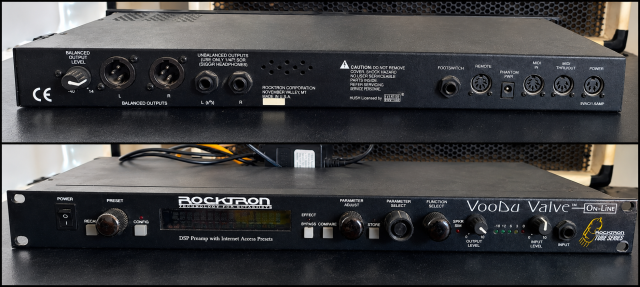 ROCKTRON VOODU VALVE On-Line + Roland FC-200 MIDI Controller