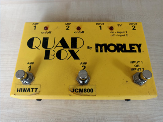 Morley Quad Box - Conmutador entre guitarras y amplis
