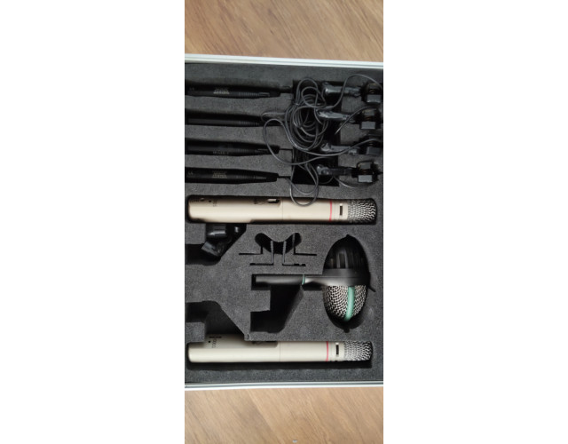 AKG Drum Set Big /Kit Pro D112 , C418 ,C1000S Kit micrófonos de bateria