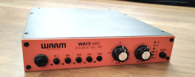 Previo Warm Audio WA12 MKII .Sonido tipo API transformadores CineMag USA.
