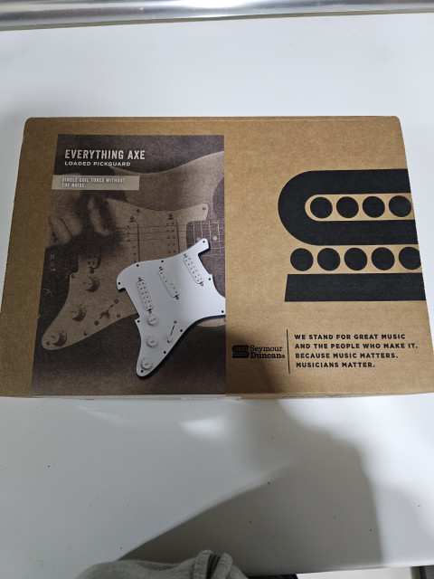 Golpeador stratocaster Seymour Duncan Everyting Axe