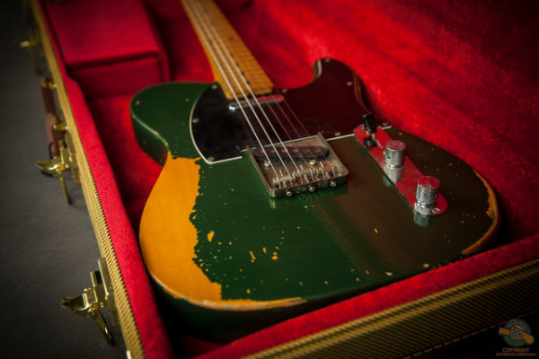 Fender '72 Telecaster Nitro Relic 1993 Green Metallic JAPAN