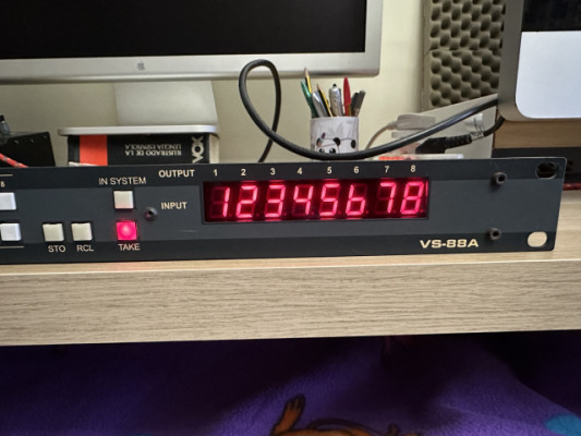 Kramer VS-88A audio matrix, 8canales stereo.