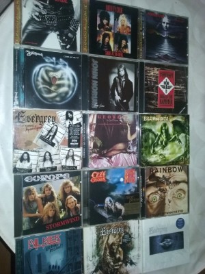 lote 53 cd,s heavy metal,hard rock ,beatles,rolling stones